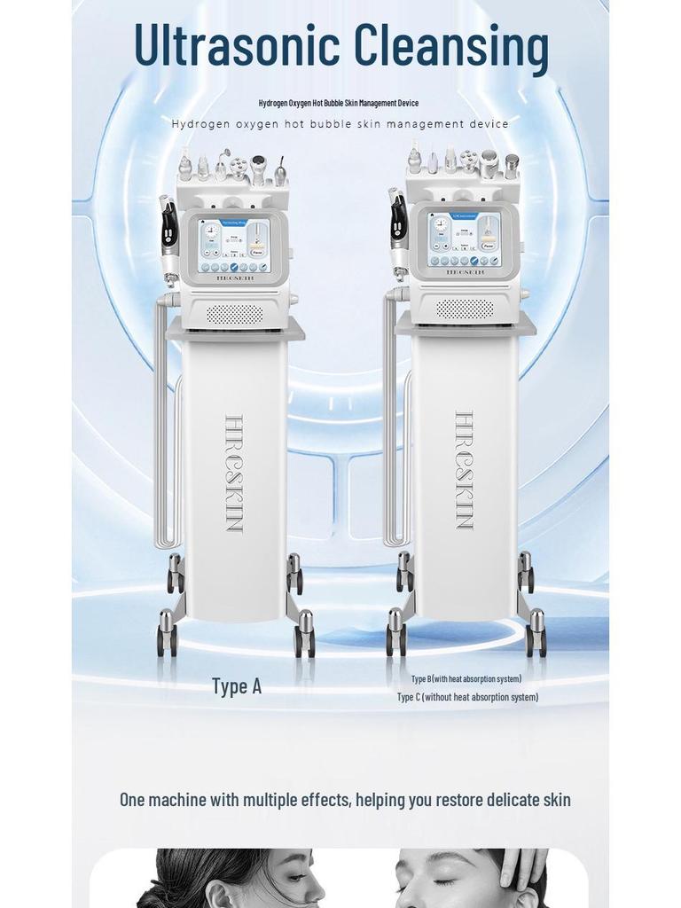 Micro Yin Skin Cleansing Hot Bubble & EMS Needle-Free Mesotherapy Beauty Device