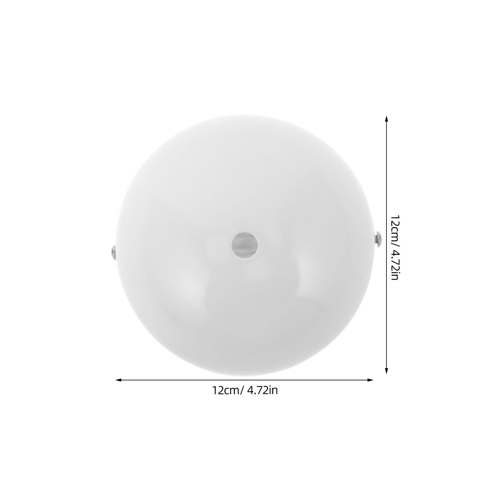 

Ceiling Canopy Plate Modern Decorative Semicircular Ceiling Pendant Attachment Plate 120Mm Light Fixture Canopy Kit Living Room белый