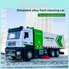 Alloy Garbage Truck Model With Inertia Control For Kids Collectible Toy