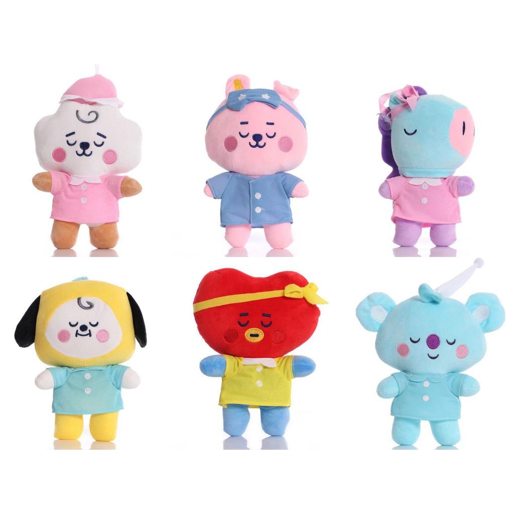 Bt21 Toy Plush Stuffed Doll Tata Mang Chimmy Rj Koya Cooky Shooky Van Kpop Bts
