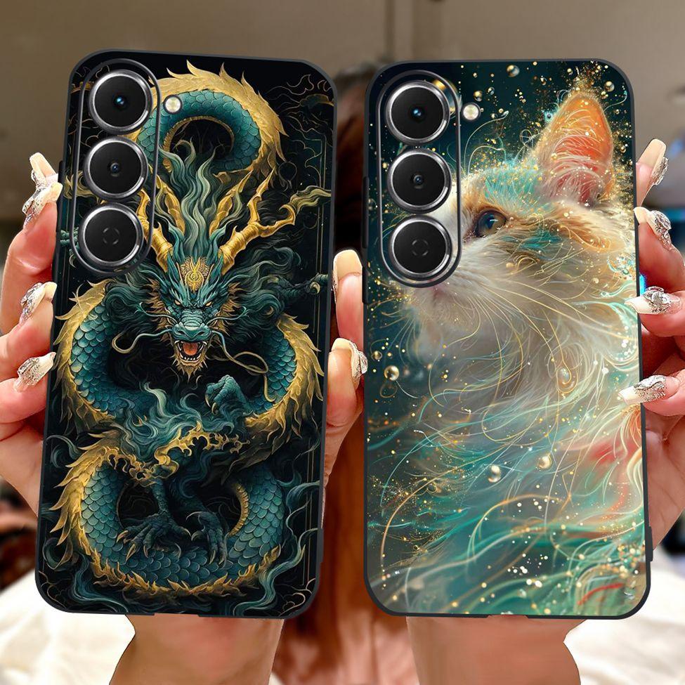 Casing For Tecno Spark 40Pro KM6 Cover For Techno Spark 40 Pro Case Silicone Luxury Butterfly Love Fashion Flowers Cool Painted