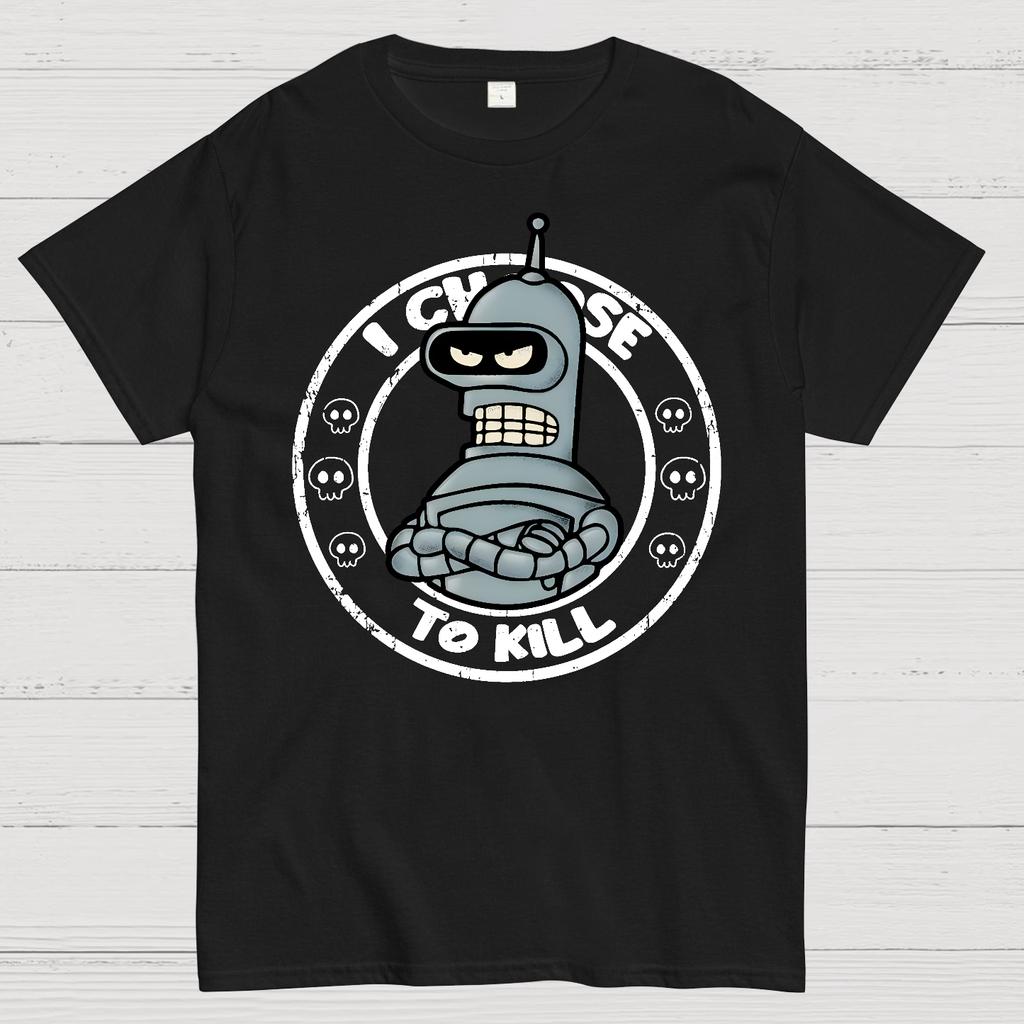 I Choose To Kill Cotton Summer Casual Cool Loose T-Shirt