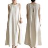 Long Sleeveless Dress [inotenka] Women's (Size M, Beige)