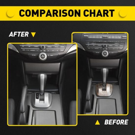 Center Console Shifter Gear Shift Plate Cover Silver For Honda Accord 2008-2012