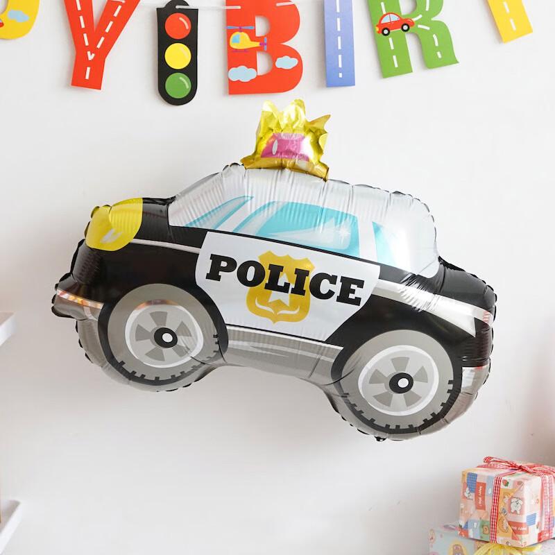 Birthday Scene Decoration, Boy Balloons, Children's Decorations, Girl's Happy Birthday Party Table Floating Decorations, Small Car Theme