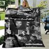 The Vampire Diaries Damon Salvatore Decken warme Flanelldecken Picknickdecke Heimreise Decke Bettwäsche Geburtstagsgeschenk