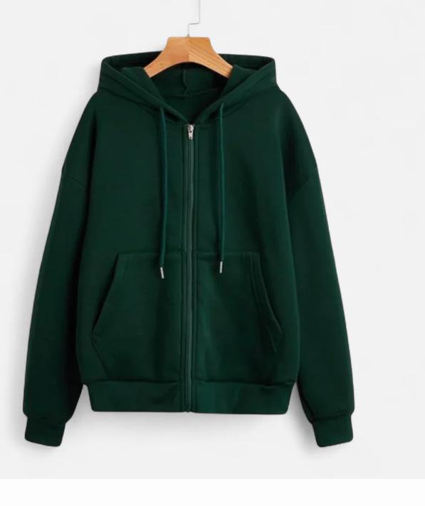 Felpe con cappuccio e giacche unisex in velluto taglie forti con zip per autunno/inverno