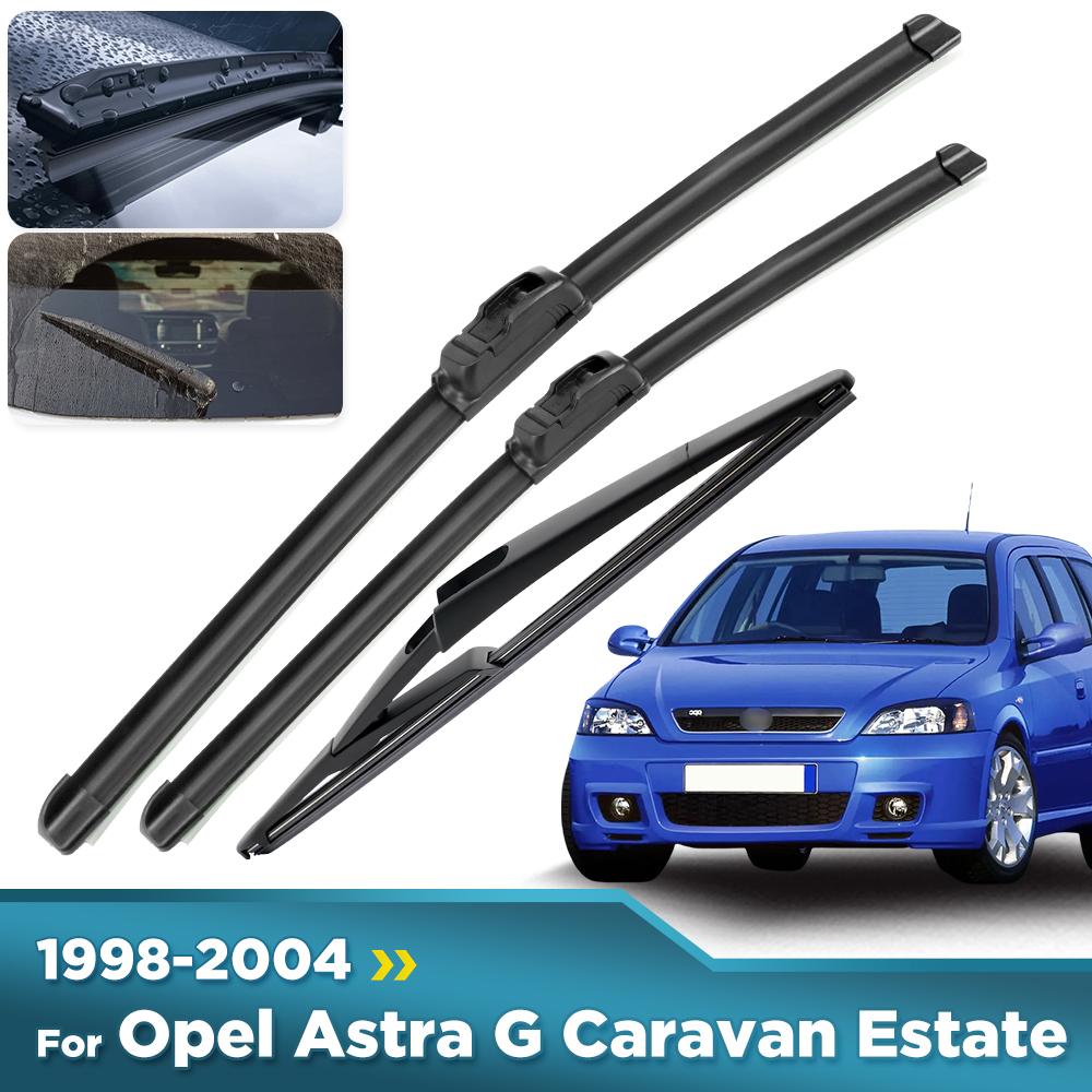 For Opel Astra G Caravan Estate 1998-2004 1999 2000 Wiper Front&Rear Wiper Blades Windshield Windscreen Window Brushes 20"19"11