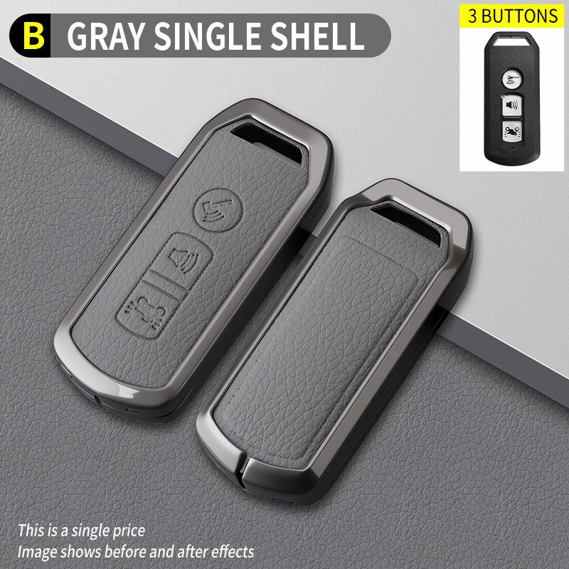 Motorcycle Model A Elephant Gray Key Holder OPP Bag