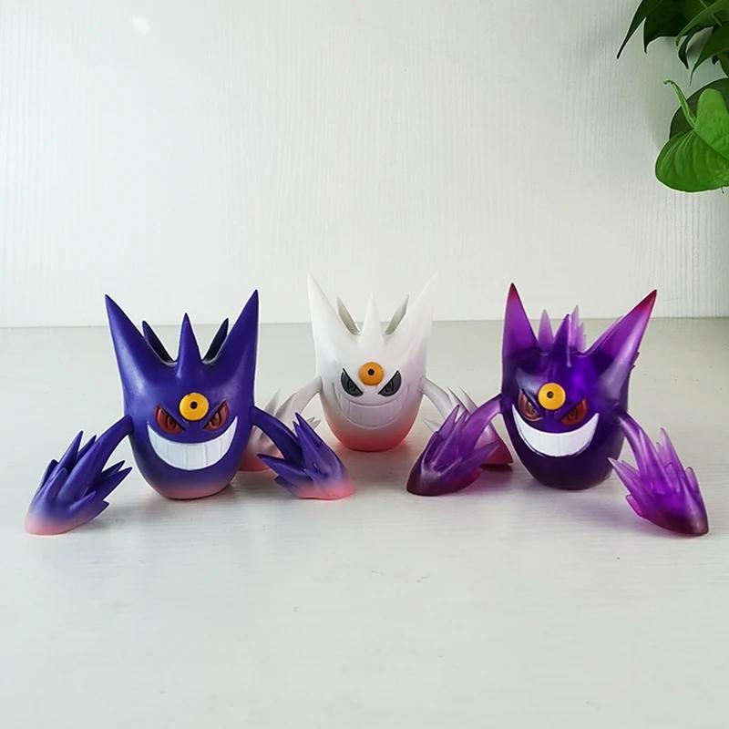 Anime Figure Gengar 8cm Action Figure Decoration Q-Version Animation Week Model Interior Decoration Peripheral Toy Boys Gift