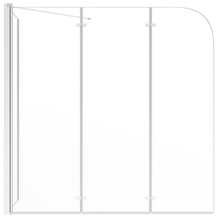 VidaXL Bath Enclosure Shower Cabin Bathroom Home Interior Wall Mounting Accessories 120x69x130 Cm Glass 146227