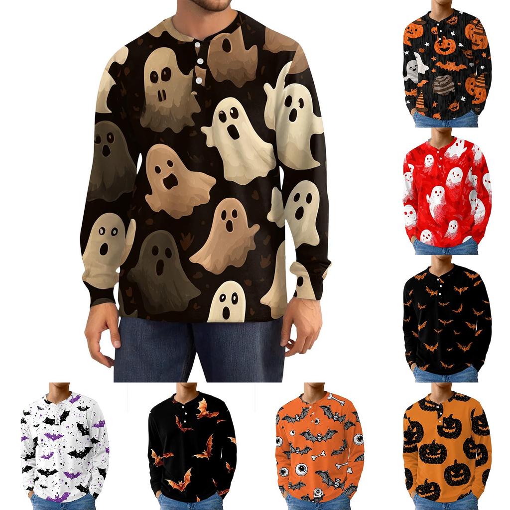 Pánská volná ležérní mikina s dlouhým rukávem, klopou a zapínáním na zip