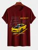 Unisexs Pure Cotton Solid Color Tshirt Urban Legend Street King Jdm Sports Car Print Crew Neck Short Sleeve Street Casual Top
