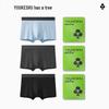 Youkeshu Men's 7A Antibacterial Cotton Boxer Briefs
