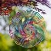 10 Inch Hanging Wind Spinner with 360 Degree Hook Elegant Dynamic Decor for Spring Summer Balcony Garden Gift for Friends
