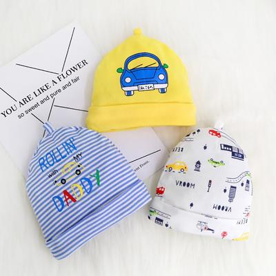 Bevenies Baby Hat 3-piece Set, FREE (16.5 X 18 Cm), Car, Popular Baby Clothes In Korea