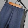 Imitation Denim Girls Pant Autumn Winter Plus Velvet Warm Long Pants Bow Lace Kids Trousers