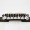 Guitar Bridge Tailpiece with Golden Roller Saddles Adjustable Archtop Guitar Bridge Electric Guitar Accessories