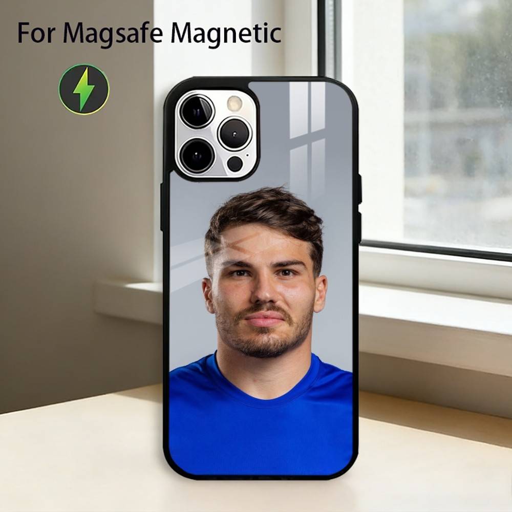 Antoine Dupont for Rugby Fans Phone Case For iPhone17,16,15,14,13,12,11 Plus,Pro Magnetic with Magsafe Wireless Charging iPhone17Promax