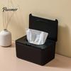 Dust Proof Tissue Storage Wipes Dispenser, Refillable with Buckle-Sealed Cover Box, Moisture Lock Wet Wipe Holder Dustproof Easy Pull Pouch
