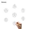 7 Pcs White Yellow Circular Dragon Metal Dice Hollow Metal Polyhedral Dice Set Suitable for Role-Playing RPG Game Card Game