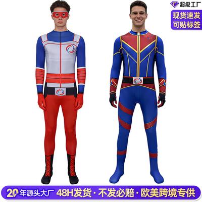 Animation Super-Kind Cosplay Cosplay Einteiler Strumpfhose zu Kleidung Super-Kind Abenteuer