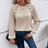 Autumn and Winter New Collection, Lace Patchwork, Raglan Sleeves, T-shirt, Women's, Fashionable and Versatile, Round Neck, Autumn and Winter Interior