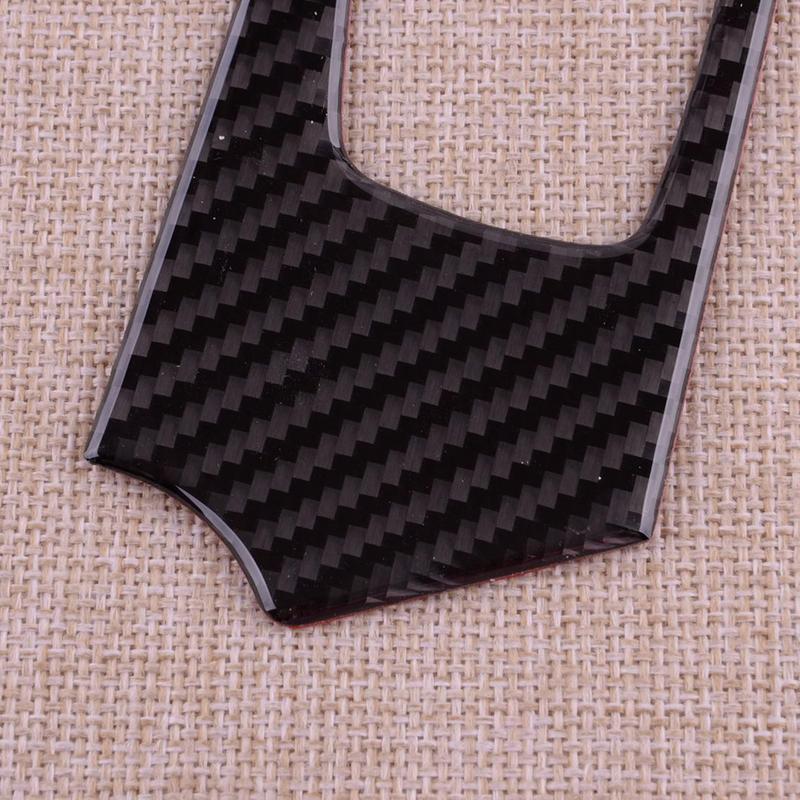 Interior Headlight Switch Control Cover Trim Fit for BMW Z4 E89 2009 2010 2011 2012 2013 2014 2015 2016 LHD Black Carbon Fiber