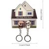 Cute Wall Key Holder Panda Bubu And Dudu Acrylic Keychain Hanger Animation Backpack Charm Key Ring Pendant Accessory Couple Present