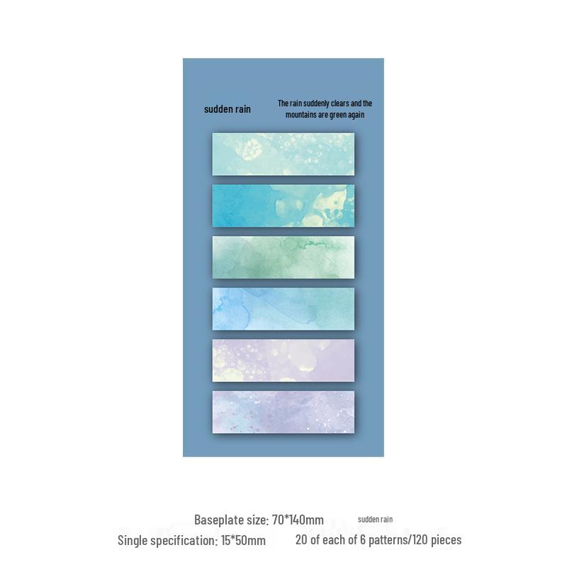 

Stylish Gradient Sticky Notes for Students: Strong Adhesion, Girly Design, Perfect for Indexing and Memos, Reusable N Times