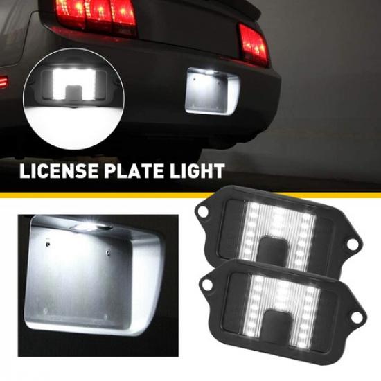 

2PCS LICENSE PLATE LIGHT LAMP FOR 2005-2009 Ford Mustang GT500KR CAR ACCESSORIES