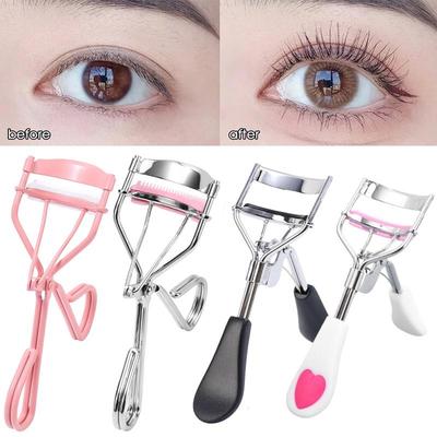 Edelstahl Weitwinkel Wimpernzange, schnelles Make-up-Tool