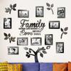 Family Tree 3D Mirror Wall Stickers Acrylic Picture Frame DIY Photo Frame Decal Decorations for Living Room Home Art Decor