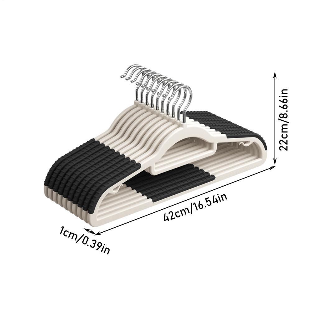 

1pc Coat Hangers for Closet Clothes Hangers Organizer Suit Storage Space Saving Non-Slip Wide Rack with Rotatable Hook Storage чорний