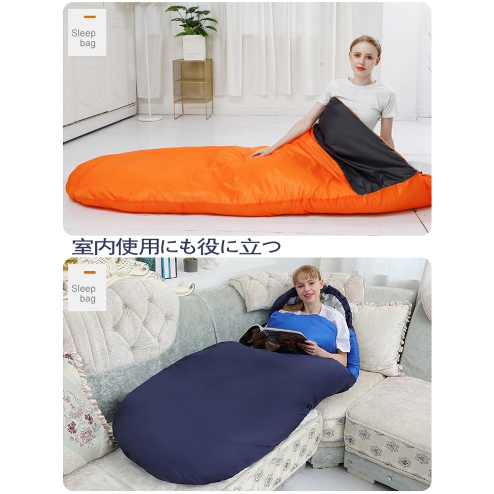 Sac de dormit Oval Artificial Exterior Dezastru Munte Dormit într-un Umplut cu Poate fi Folosit în și Vine cu Sac de Depozitare Sac, Termic, Formă, Puf,