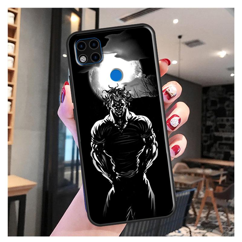 BAKI Hanma Yujiro Anime Funda für Xiaomi Redmi Hinweis 10S 9S 8T 9 Hinweis 10 Pro Hinweis 11 Pro Redmi 9C 9A 9T Weichen Fall