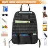 Molle Car Seat Back Organizer, Vehicle Panel Car Seat Back Cover Black-1 Pc