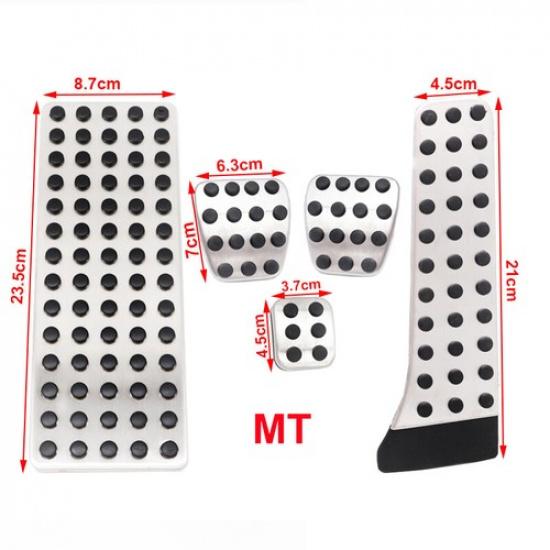 Car Rest Brake Gas Clutch Pedal Cover For Benz C E S  W203 W204 W211 W212 W210