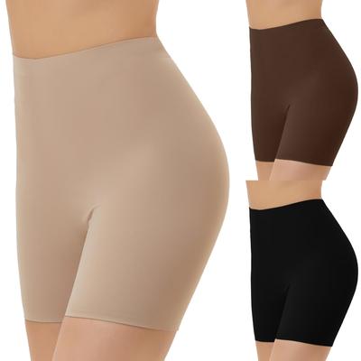 Άνευ ραφής ψηλόμεσο σορτς Γυναικείο Stretch Boyshorts Panites Εσώρουχα Προστατευτικό Παντελόνι Κάτω από Φούστα Φόρεμα Hips Lfting