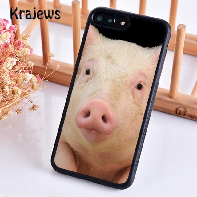 

Krajews Cute PINK Baby Pig Pigle Phone Case Cover For iPhone 17 Air 16 15 14 plus 11 12 13 pro max Plus coque Fundas iPhone 13