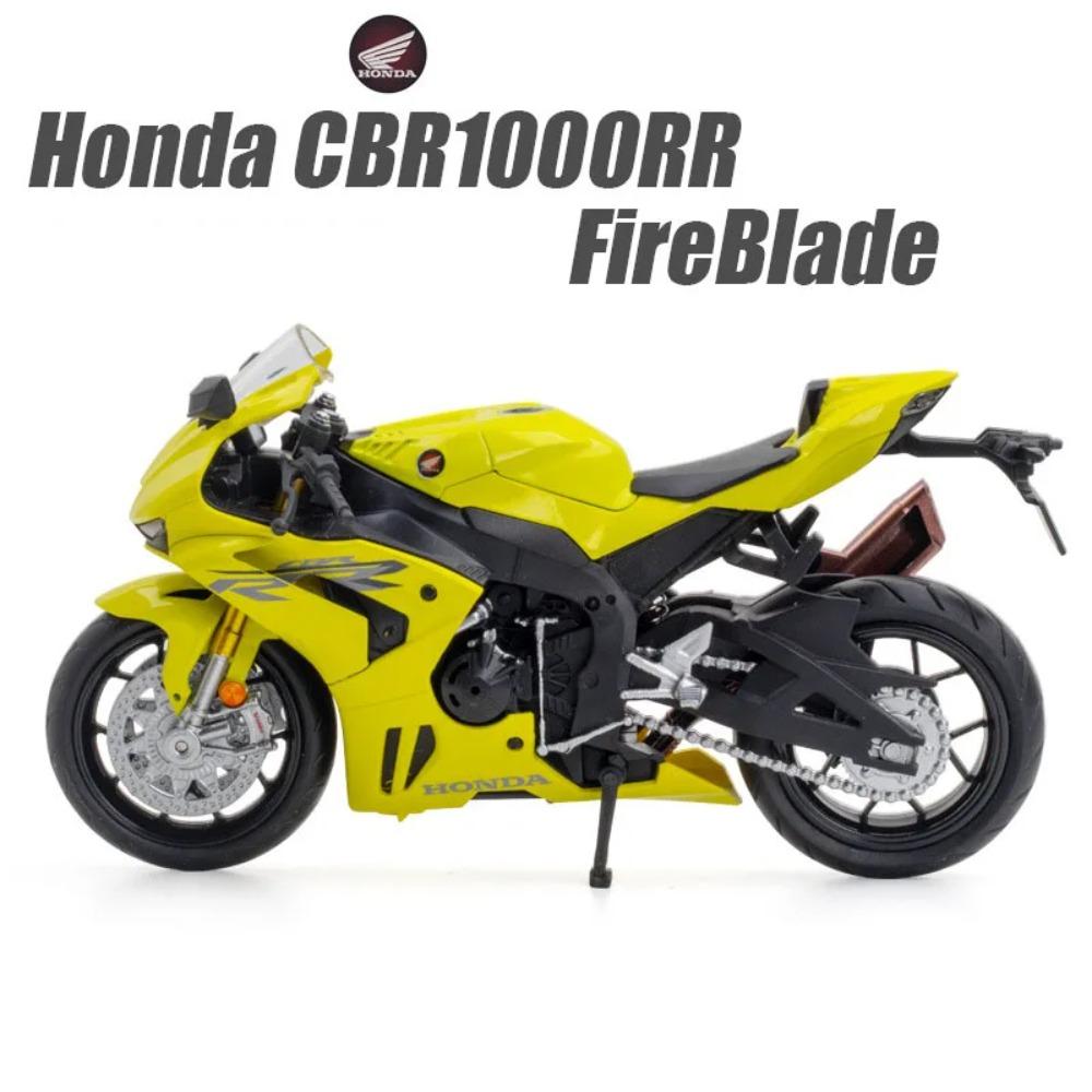 Scale 1:12 BMW S1000RR Honda CBR1000RR Alloy Diecast Motorcycle Car Miniature Model Toys Wheel Steering Vehices for Boys Gifts