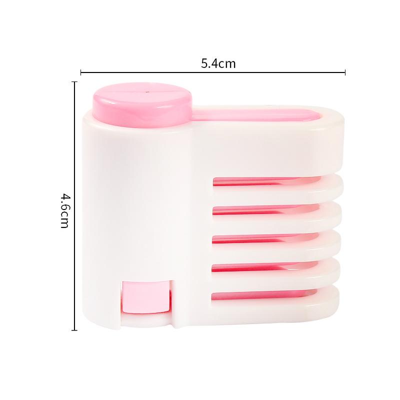2pcs 5layers Bread Slicer Food-grade Plastic Cake Bread Cutter Cutting Bread Knife Splitter Toast Slicer Kichen Baking