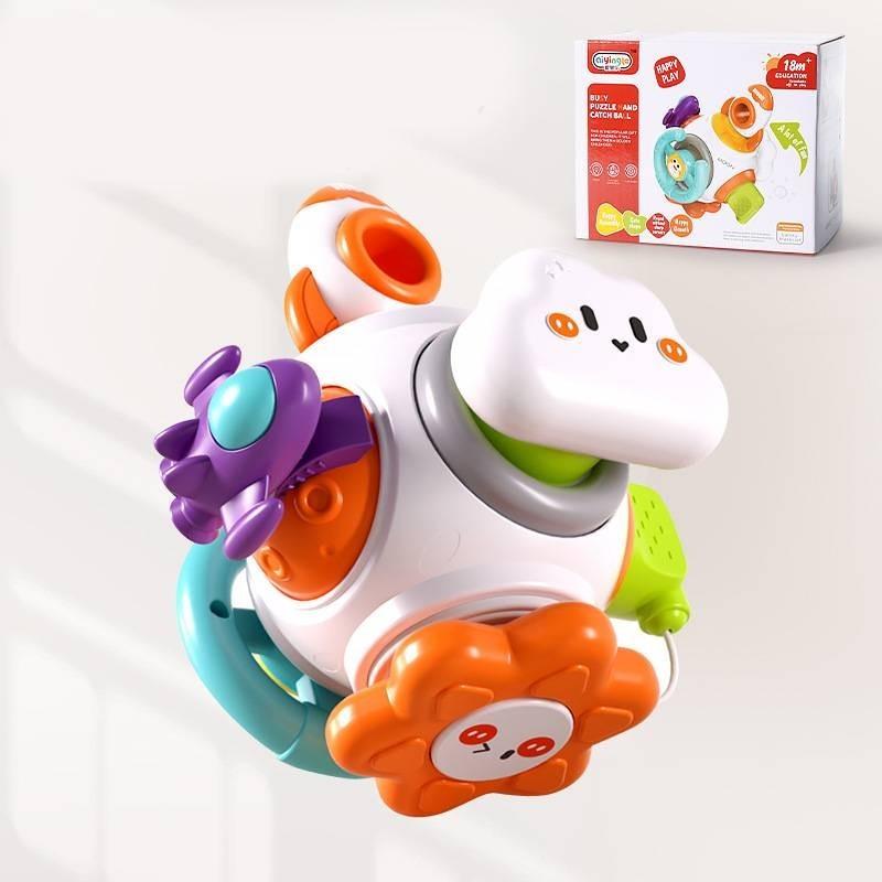 Educational Baby Grasping Ball Sensory Toy Six-sided Busy Cube For Early Learning