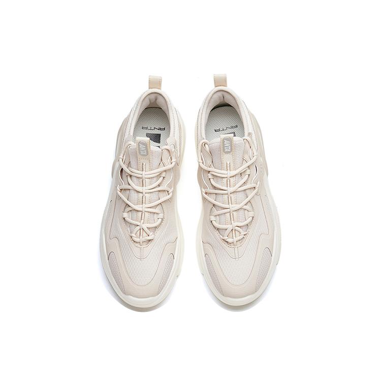 New Anta AT91 Low-Top Skateboard Shoes Women's Gray White 122218072-1
