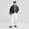 Calvin Klein Casual Commuter Printed Plaid Quilted Button-Down Collar Jacket Men Jackets Space-Black J324058BEH