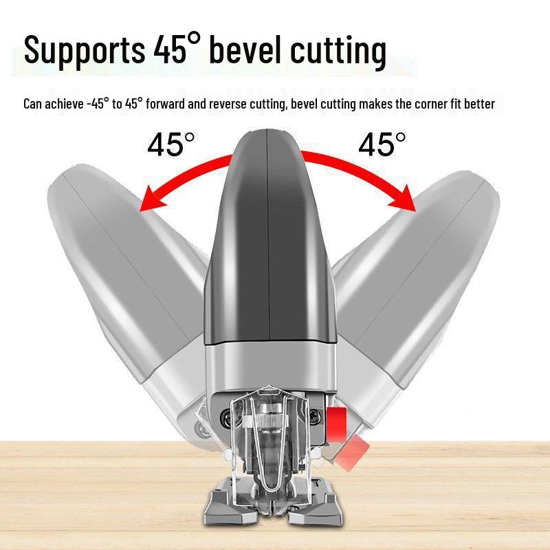 Multifunctional Electric Handheld Jigsaw and Scroll Saw for Precise Wood Cutting