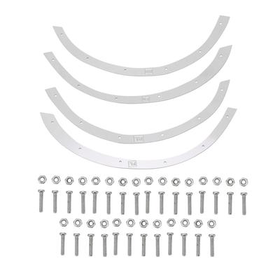 RC Wheel Side Guard Simulation Rust Proof Metal Decoration Strip Wheel Eyebrow for Traxxas 110 RC