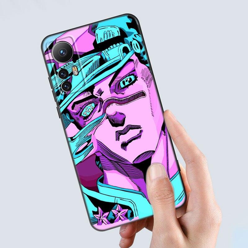 JoJo Bizarre Adventure Phone Case For Xiaomi Mi 10T 11i 11T Note 10 11 Lite NE F1 POCO F3 M3 X3 GT NFC M4 X4 Pro 5G Black Cover
