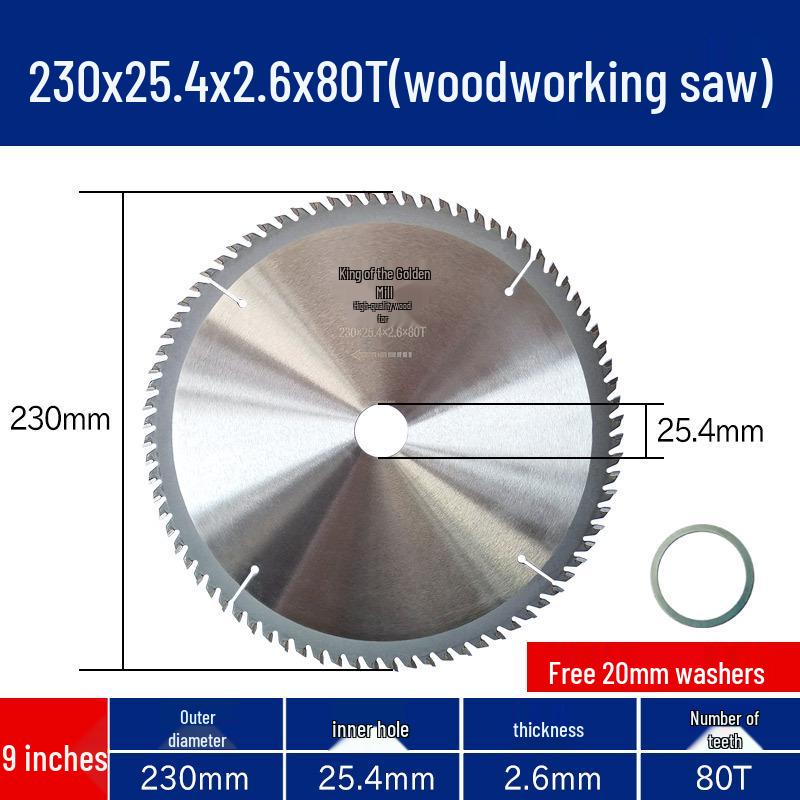 10-Inch Wood and Marble Diamond Saw Blade for Circular Saws