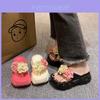 Cute Floral Design Women's Flip Flops Thick Sole Summer Sandals Ideal For Beachwear